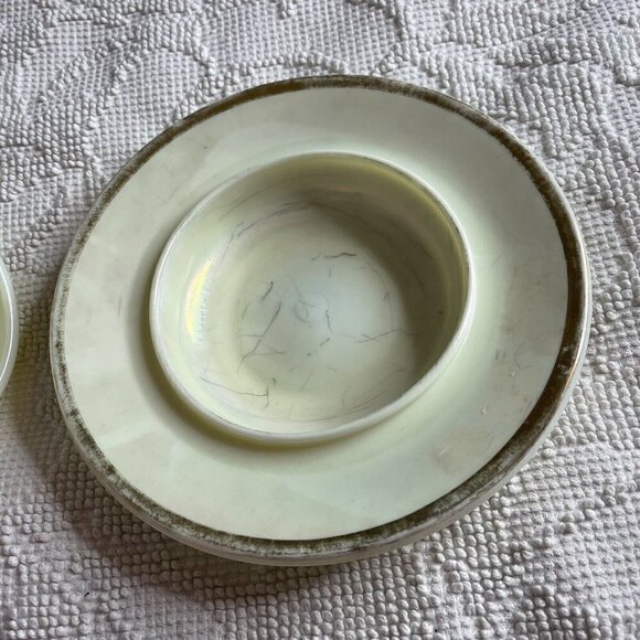 Northwood - Grape & Gothic Arches - Pearlized Covered Butter Dish - Picture 3 of 8